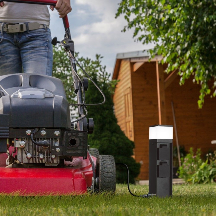 Luminária exterior com 2 tomadas 1xG9/11W/230V IP44