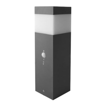 Lâmpada exterior com sensor e tomada GARD, 1x casquilho E14, máx. 60W, 230V, IP44