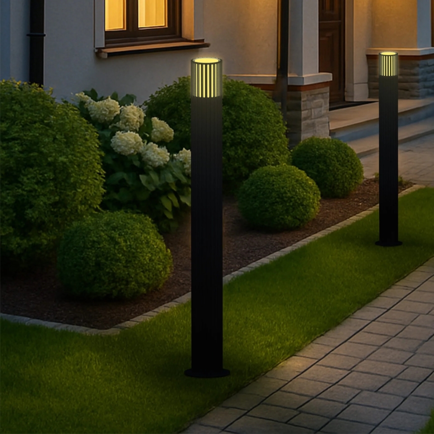 Luminária exterior KUUSAMO 1xE27/20W/230V 74 cm IP54 antracite