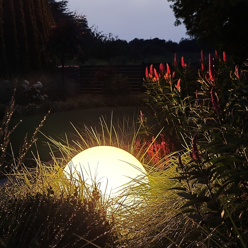 LED RGBW Regulável Lâmpada de Exterior GLOBO 1xE27/12W/230V 2700-6500K diâmetro 40 cm IP44 Wi-Fi