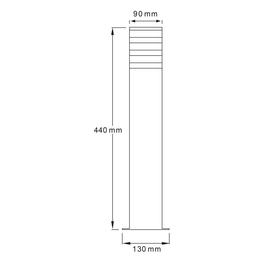 Luminária LED RGBW regulável para exterior TEKSAS 1xE27/12W/230V 2700-6500K Wi-Fi 44 cm IP44 antracite