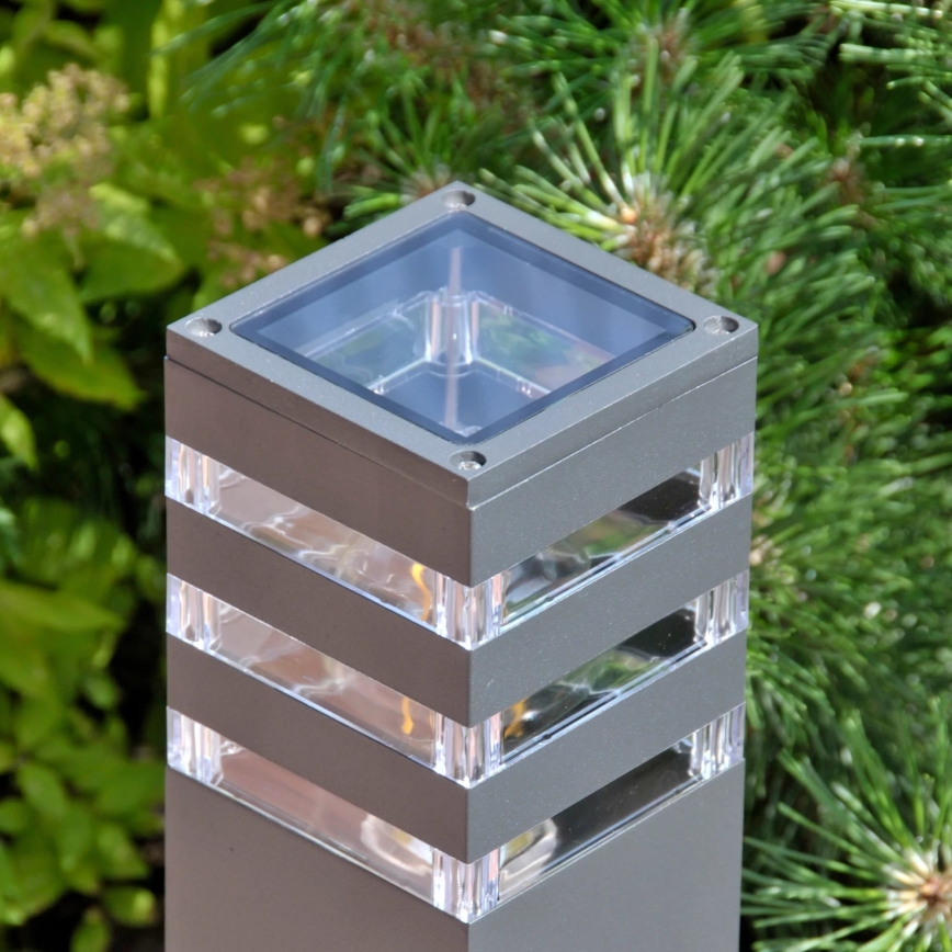 Lâmpada exterior TEKSAS 1xE27/12W/230V IP44 44 cm antracite