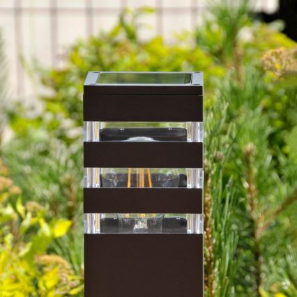 Lâmpada exterior TEKSAS 1xE27/12W/230V IP44 44 cm antracite