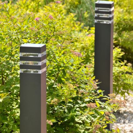 Lâmpada exterior TEKSAS 1xE27/12W/230V IP44 74 cm antracite