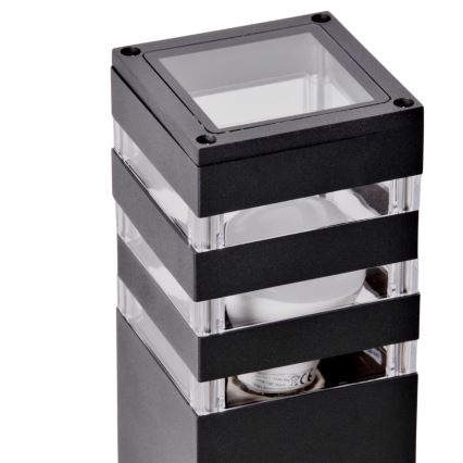 Lâmpada exterior TEKSAS 1xE27/12W/230V IP44 74 cm antracite