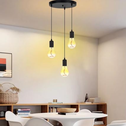 Lâmpada FILAMENTO LED SHAPE A60 E27/4W/230V 1800K amarelo