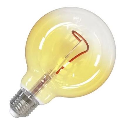 Lâmpada FILAMENTO LED SHAPE G95 E27/4W/230V 1800K amarelo