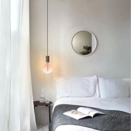 Lâmpada FILAMENTO LED SPIRAL G125 E27/4W/230V 2000K rosa