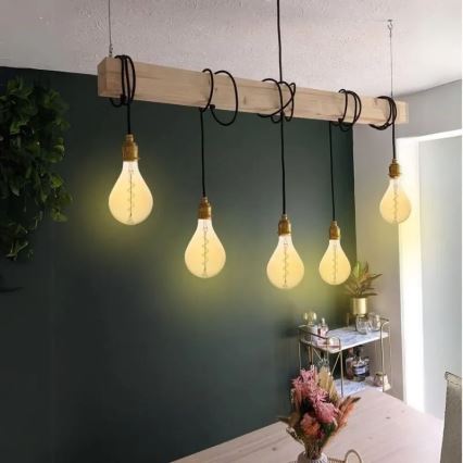 Lâmpada FILAMENTO LED SPIRAL VINTAGE A165 E27/4W/230V 2000K