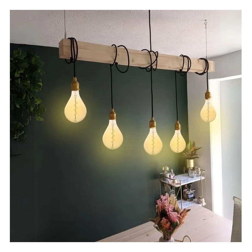 Lâmpada FILAMENTO LED SPIRAL VINTAGE A165 E27/4W/230V 2000K