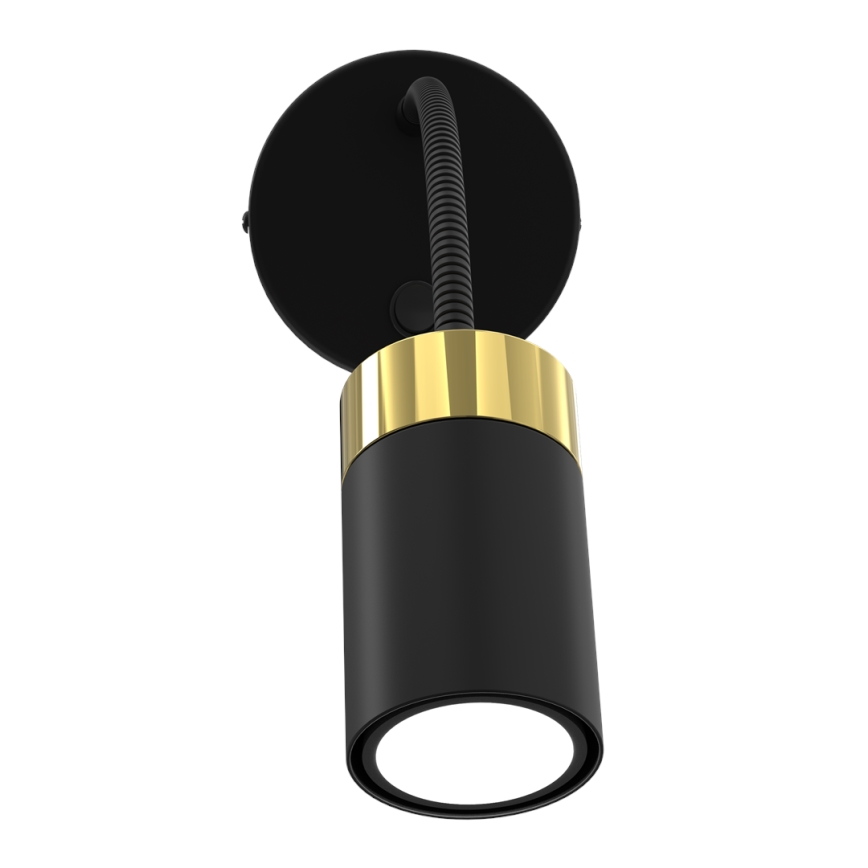 Candeeiro flexível JOKER 1xGU10/8W/230V preto/dourado