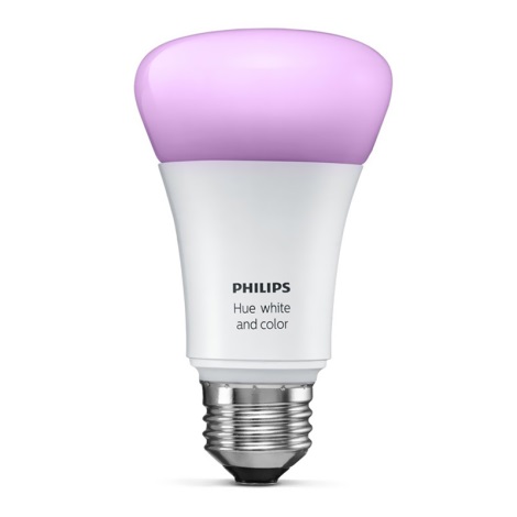Lâmpada fosca LED Philips Hue WHITE AND COLOR AMBIANCE 1xE27/10W/230V