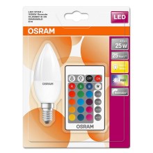 Lâmpada fosca LED RGB STAR E14/4,5W/230V 2700K – Osram