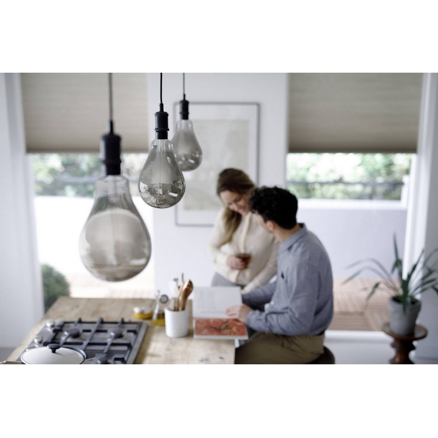 Lâmpada fosca LED SMOKY VINTAGE Philips A160 E27/6,5W/230V 4000K