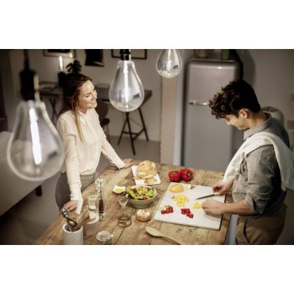 Lâmpada fosca LED SMOKY VINTAGE Philips A160 E27/6,5W/230V 4000K