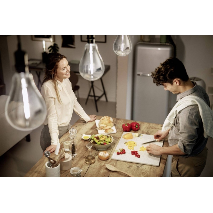 Lâmpada fosca LED SMOKY VINTAGE Philips A160 E27/6,5W/230V 4000K
