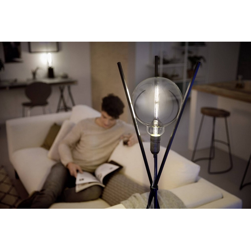 Lâmpada fosca LED SMOKY VINTAGE Philips G200 E27/6,5W/230V 4000K