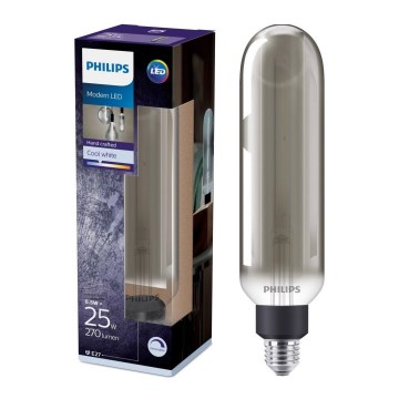 Lâmpada fosca LED SMOKY VINTAGE Philips T65 E27/6,5W/230V 4000K