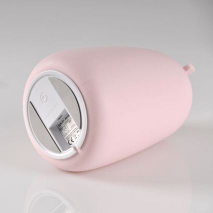 Lâmpada de toque infantil LED RGB URSO LED/0,8W/5V rosa + USB