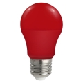 Lâmpada LED A50 E27/4,9W/230V vermelho