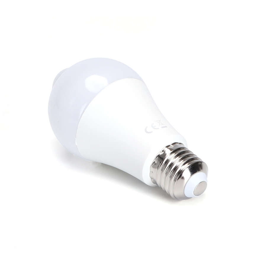 Lâmpada LED A60 com sensor de movimento e crepuscular E27/6W/230V 3000K - Aigostar