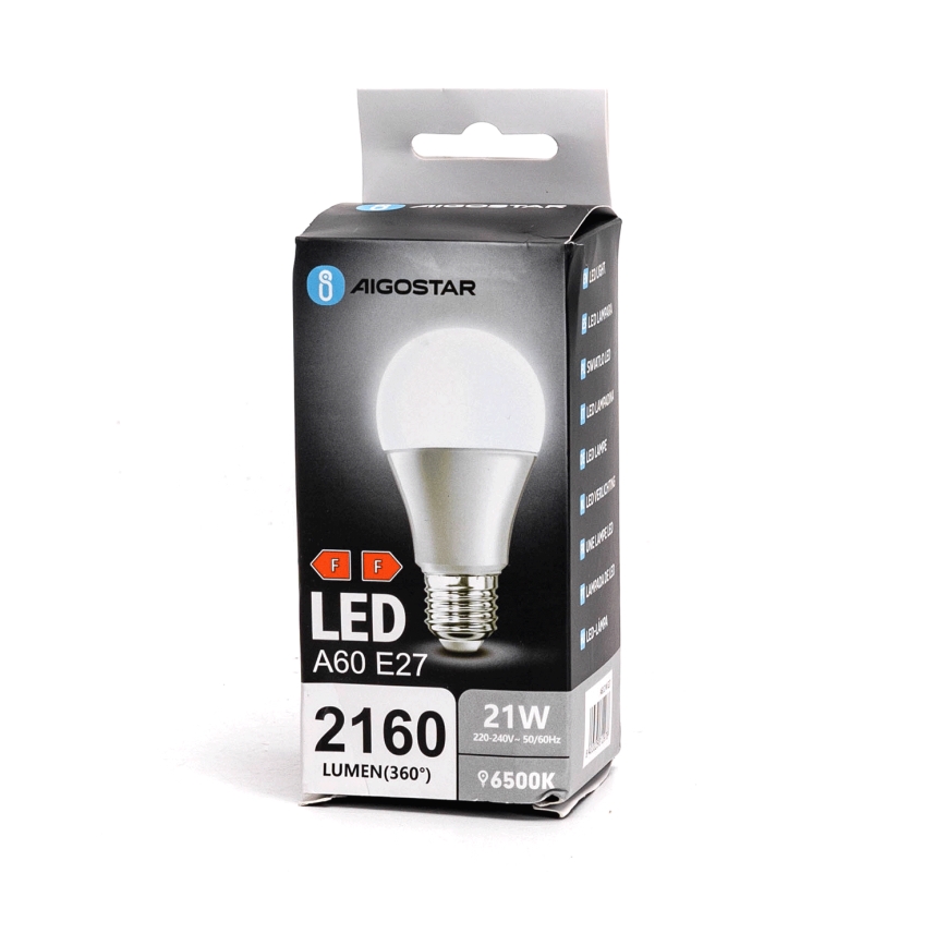 Lâmpada LED A60 E27/21W/230V 6500K - Aigostar