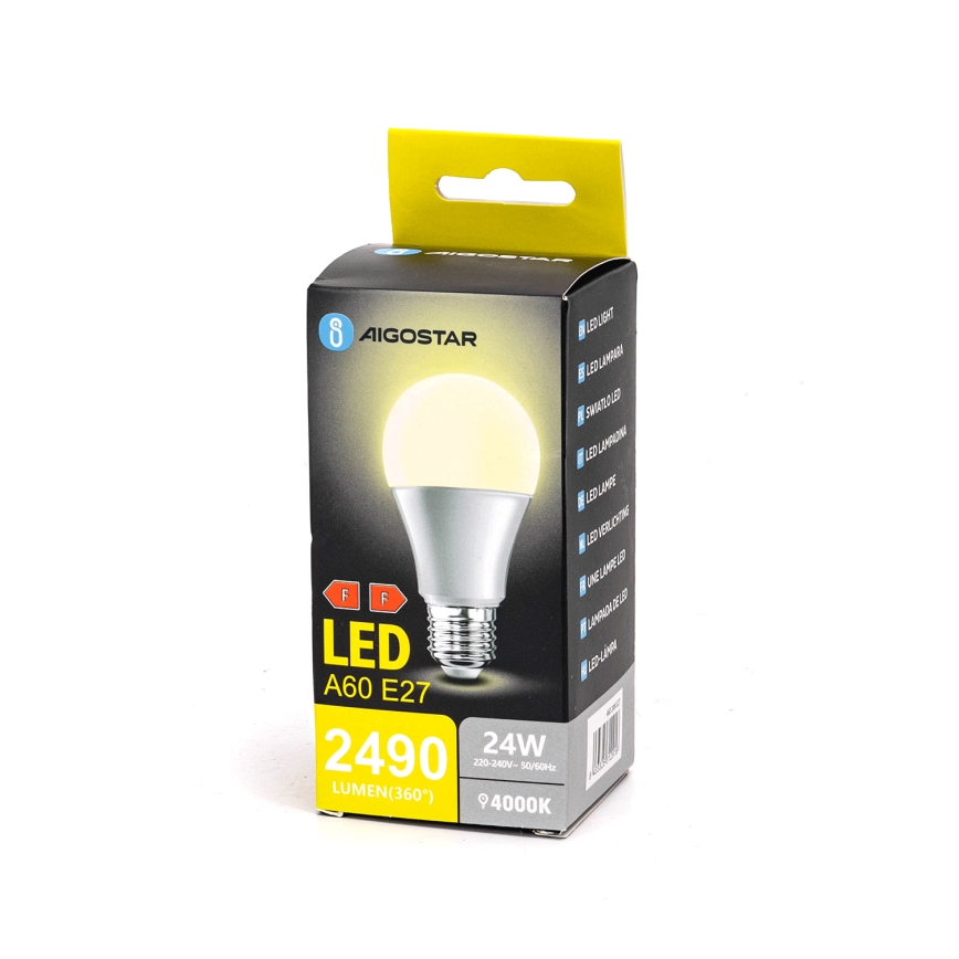 Lâmpada LED A60 E27/24W/230V 4000K - Aigostar