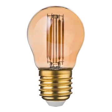 Lâmpada LED AMBER G45 E27/4,5W/230V 2200K