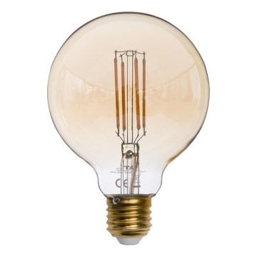Lâmpada LED AMBER G95 E27/6,5W/230V 3200K