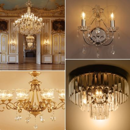 Lâmpada LED C35 E14/4W/230V 2200K - Aigostar