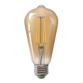 Lâmpada LED CLASIC AMBER ST64 E27/10W/230V 2200K - BRILAGI