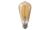 Lâmpada LED CLASIC AMBER ST64 E27/10W/230V 2200K - Brilagi
