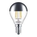 Lâmpada LED com cúpula espelhada DECO Philips P45 E14/4W/230V 2700K