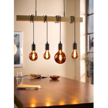 Lâmpada LED com regulação A75 E27/4W/230V 2000K - Eglo 11881