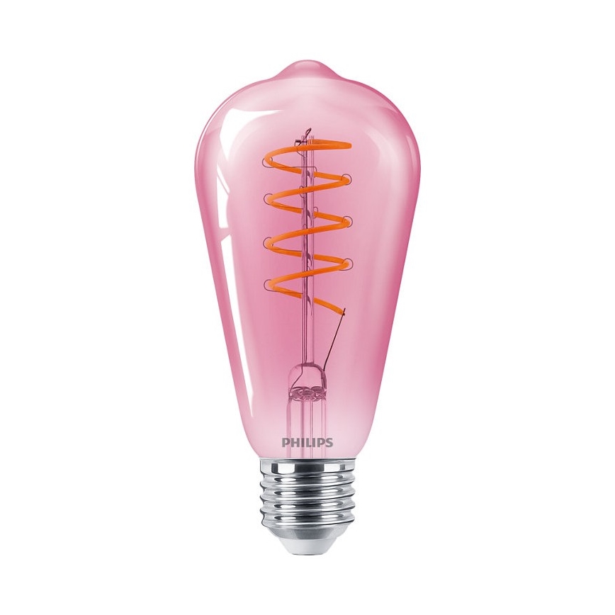 Lâmpada LED com regulação DECO Philips ST64 E27/4,5W/230V 1800K