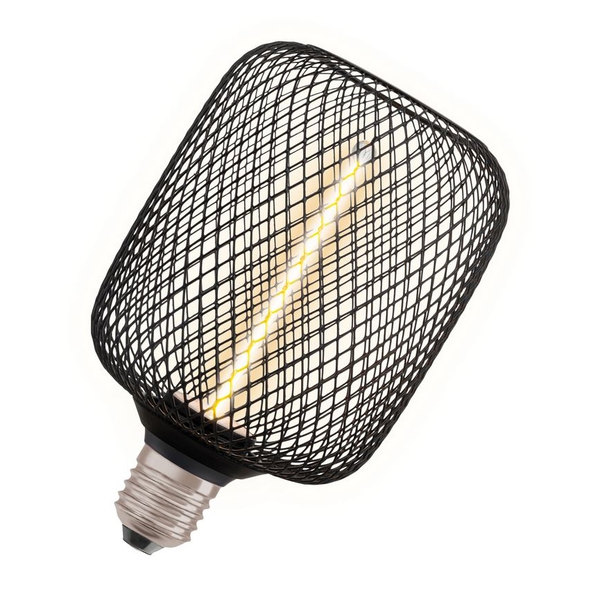 Lâmpada LED com regulação DECOR FILAMENT E27/3,5W/230V 1800K preto - Osram