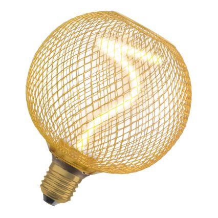 Lâmpada LED com regulação DECOR FILAMENT G125 E27/3,5W/230V 1800K dourado - Osram