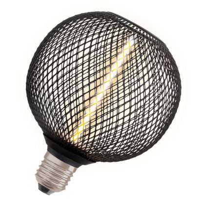 Lâmpada LED com regulação DECOR  FILAMENT G125 E27/3,5W/230V 1800K preto - Osram