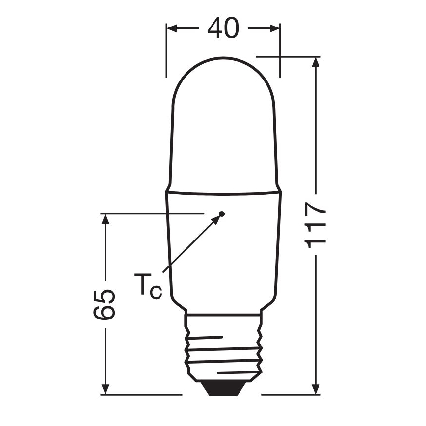 Lâmpada LED com regulação E27/11W/230V 6500K CRI 90 - Osram