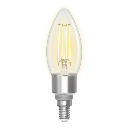 Lâmpada LED com regulação FILAMENT C35 E14/4,5W/230V 2700-6500K Wi-Fi - Aigostar