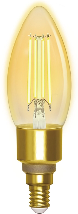 Lâmpada LED com regulação FILAMENT C35 E14/4,5W/230V 2700-6500K Wi-Fi - Aigostar