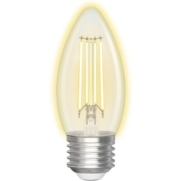 Lâmpada LED com regulação FILAMENT C35 E27/4,5W/230V 2700-6500K Wi-Fi - Aigostar