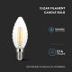 Lâmpada LED com regulação FILAMENT E14/4W/230V 3000K