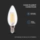 Lâmpada LED com regulação FILAMENT E14/4W/230V 3000K