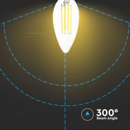 Lâmpada LED com regulação FILAMENT E14/4W/230V 3000K