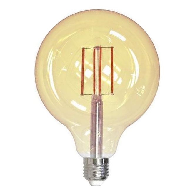 Lâmpada LED com regulação FILAMENT G125 E27/12W/230V 2000K