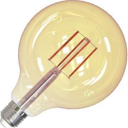 Lâmpada LED com regulação FILAMENT G125 E27/12W/230V 2000K