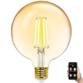 Lâmpada LED com regulação FILAMENT G125 E27/6W/230V 2700-6500K Wi-Fi - Aigostar
