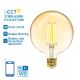 Lâmpada LED com regulação FILAMENT G125 E27/6W/230V 2700-6500K Wi-Fi - Aigostar