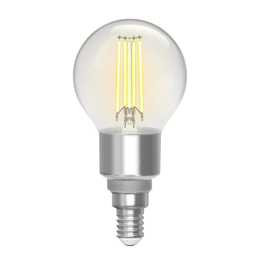 Lâmpada LED com regulação FILAMENT G45 E14/4,5W/230V 2700-6500K Wi-Fi - Aigostar